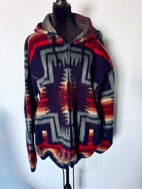 Tejidos Ruminahui Zip Up Hoodie Size XL